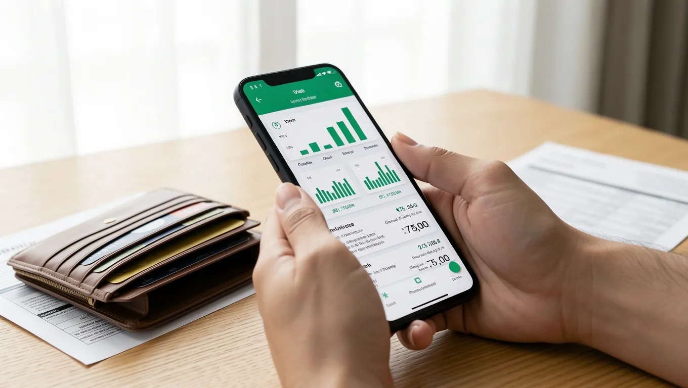 A smartphone showing personal loan options for no credit check personal loans online.